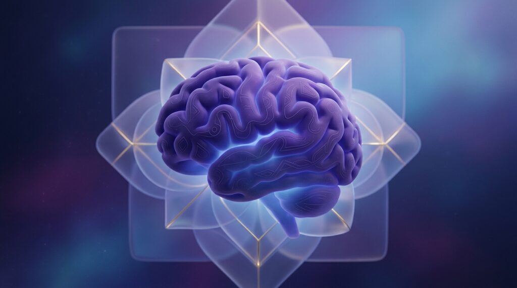 Abstract visualization of subjective consciousness and neural experience